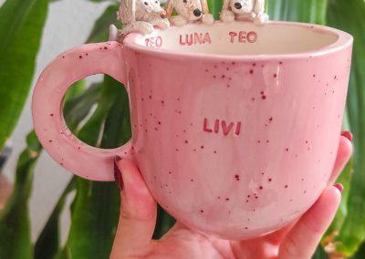 piezas de cerámica personalizada con mascotas