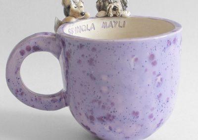 perritos en cerámica